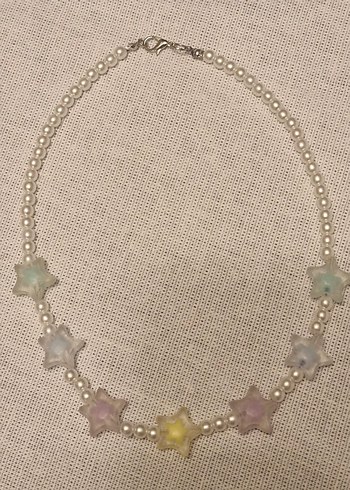Stargirl Aesthetic İnci Kolye - Görsel 2