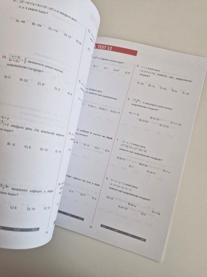 1. Dereceden Denklemler ve Eşitsizlikler, Mutlak Değer - Görsel 2