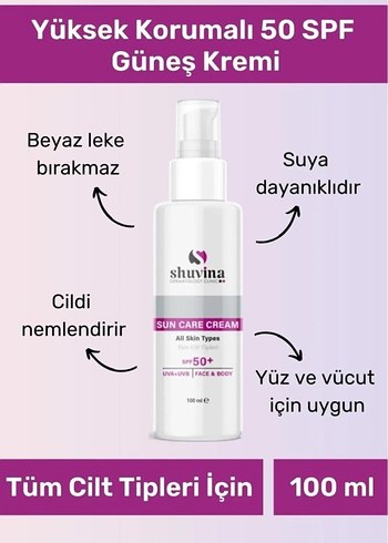 Diğer Shuvina Ultra Aydınlatıcı Vücut Kremi 100 ml