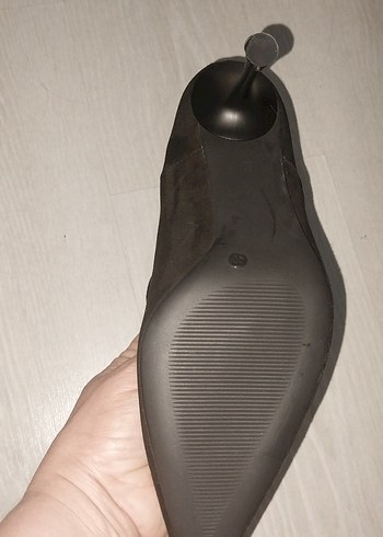 40 Beden siyah Renk 40 numara Siyah Süet Stiletto Topuklu Kadın Çizme