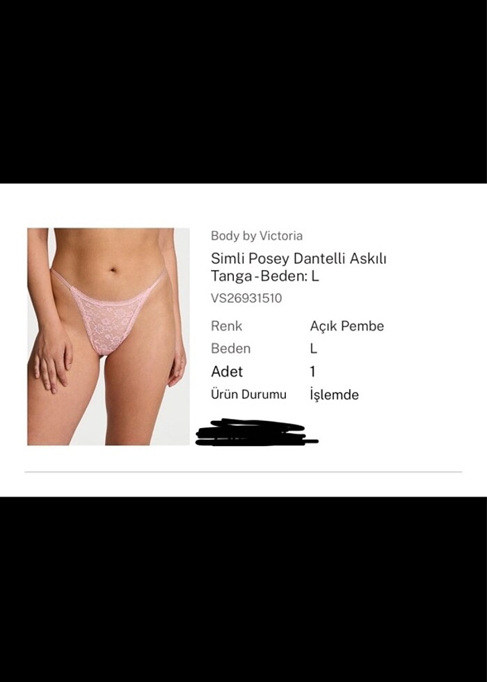 Victoria secret tanga - Görsel 3