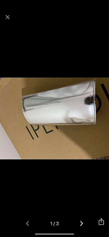 Gümüş abiye çantası - Görsel 2