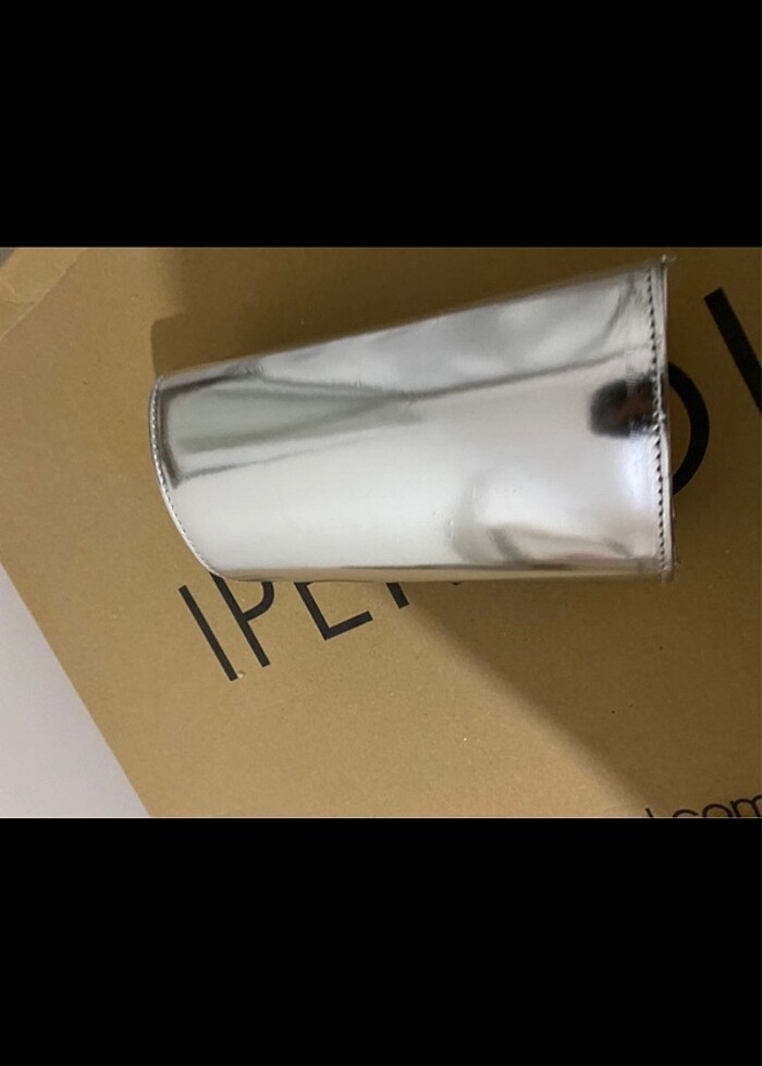 Gümüş abiye çantası - Görsel 2