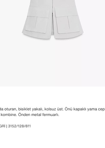 Zara cepli elastik Pamuklu top - Görsel 2