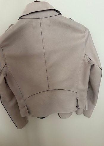 Mango Bej krem süet ceket - Görsel 3