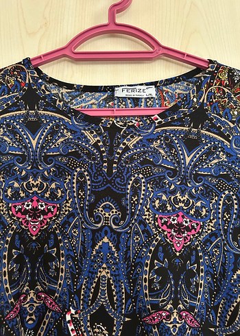 Bohem Desenli Tunik L/XL