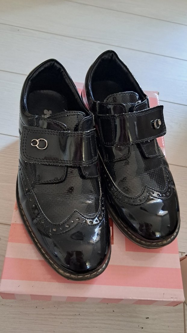 Parlak Siyah Yılan Desenli Klasik Erkek Ayakkabı - Görsel 2