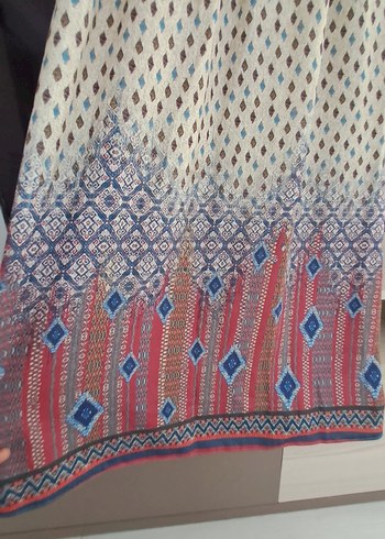 Çok Renkli Desenli jile - Görsel 3