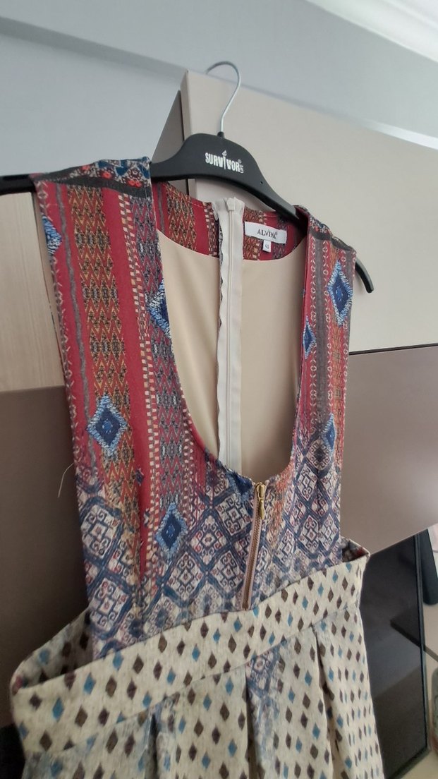 Çok Renkli Desenli jile - Görsel 4