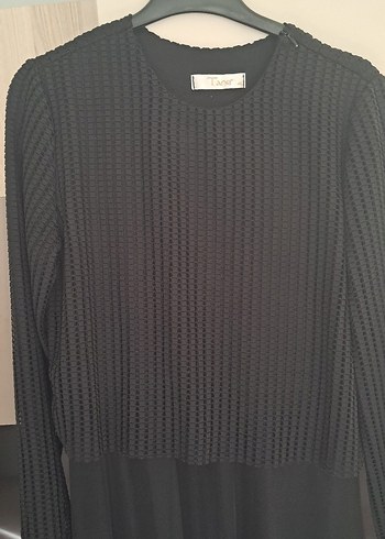 Kadın Siyah pilili abiye elbise - Görsel 5