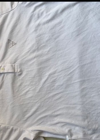 Guess Beyaz Erkek Kısa Kollu Polo Tişört - Görsel 2