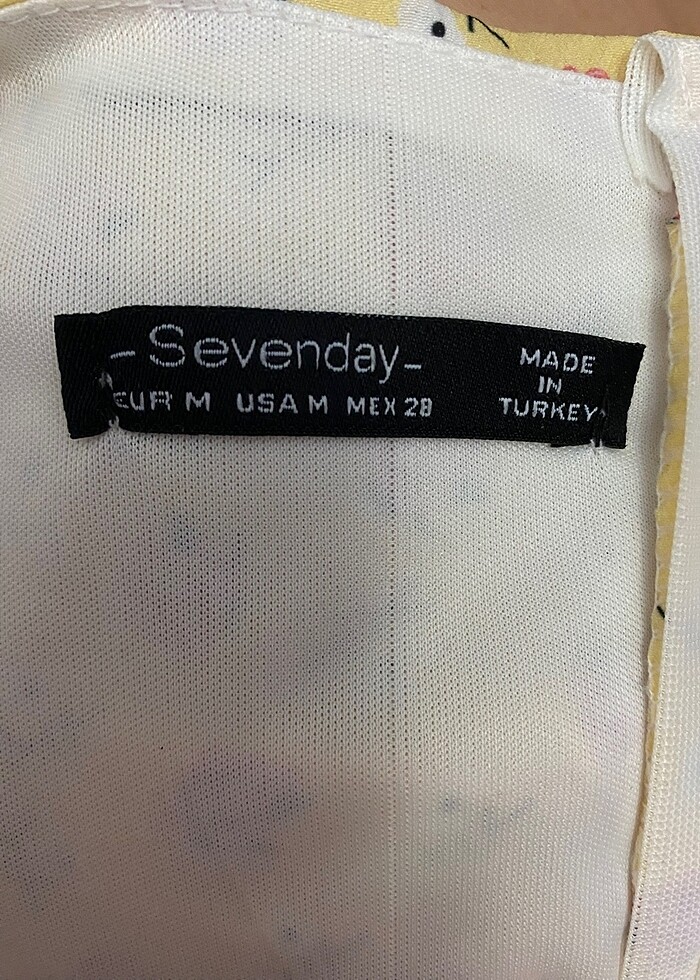 Sarı çiçekli elbise - Görsel 3