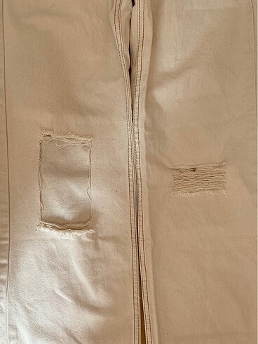 Ekru renk jean - Görsel 3