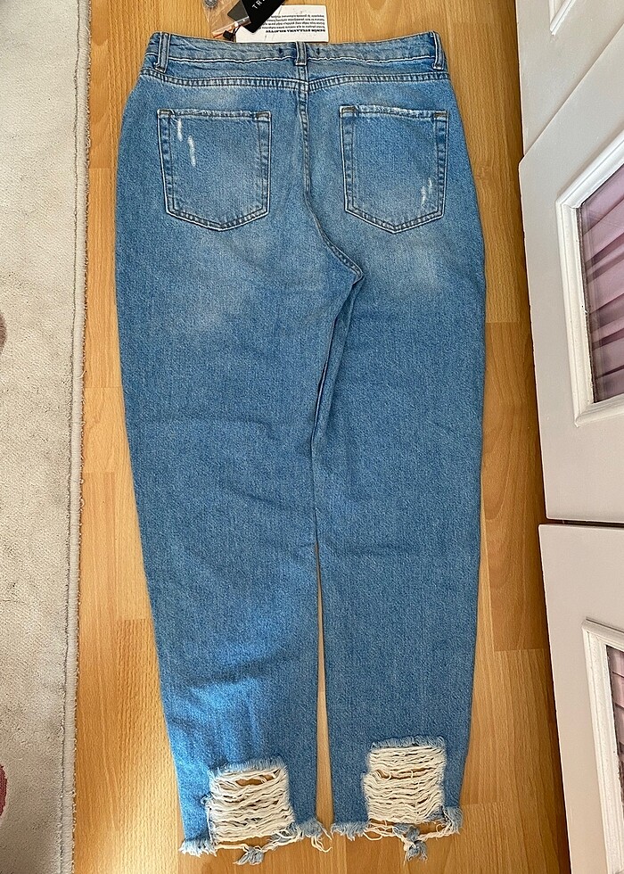 Mavi renk jean pantolon - Görsel 2