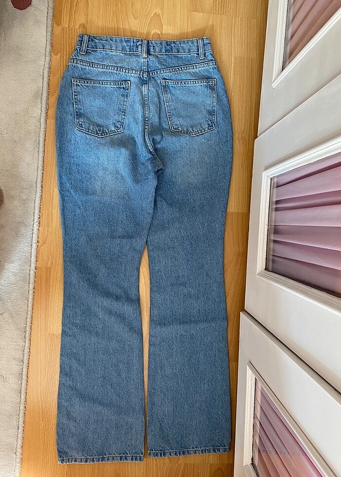 Mavi ispanyolumsu jean - Görsel 2