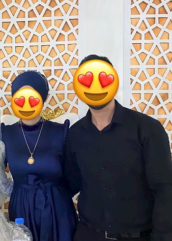 Abiye Uzun Kollu Lacivert Gotik Abiye Elbise