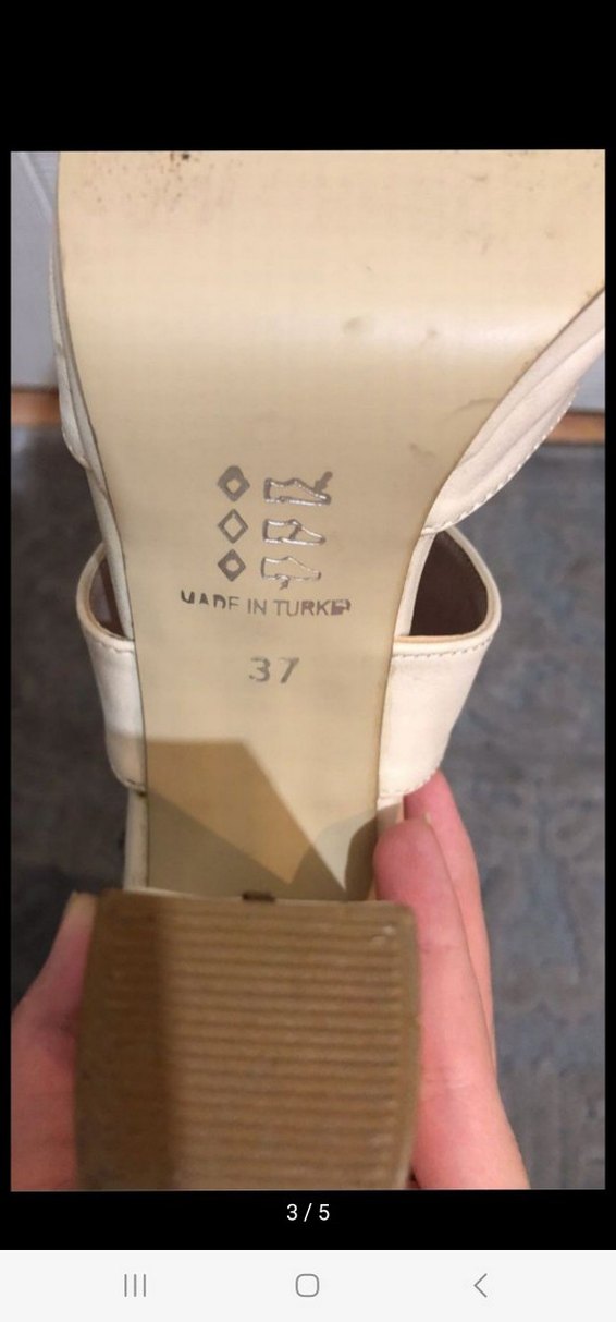 Bej Kadın Platform Topuklu Ayakkabı - Görsel 3