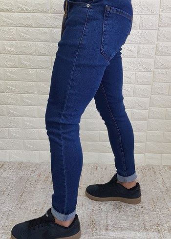 Lacivert Erkek Denim Jean Pantolon - Görsel 2