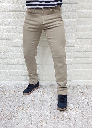 Bej Regular Fit Erkek Günlük Pantolon - Görsel 3
