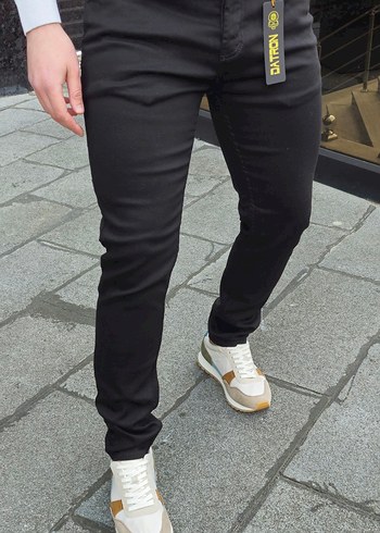 Datron Denim Siyah Erkek Slim Fit Pantolon - Görsel 2