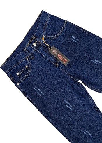 Datron Lacivert Yıpratmalı Erkek Denim Pantolon - Görsel 2