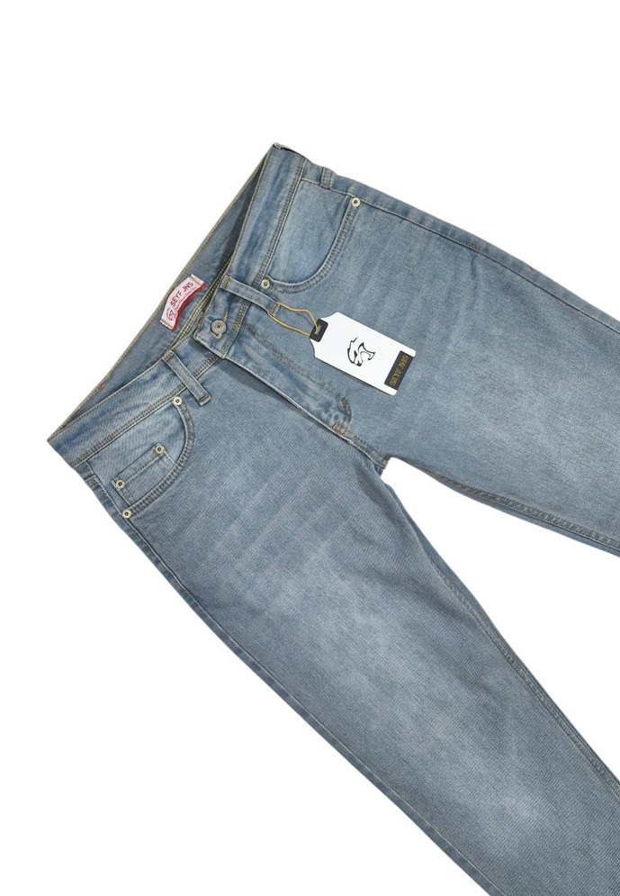Seyf Denim Gri Erkek Regular Fit Denim Pantolon - Görsel 3