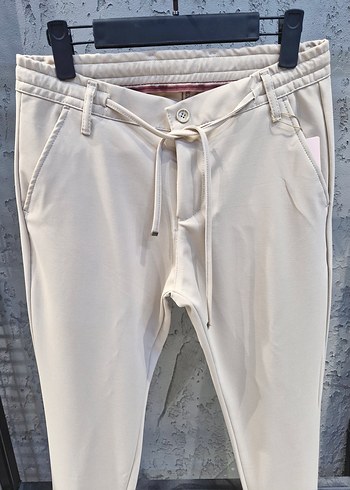 SeyfWear Erkek İnce Bej Jogger Pantolon - Görsel 3