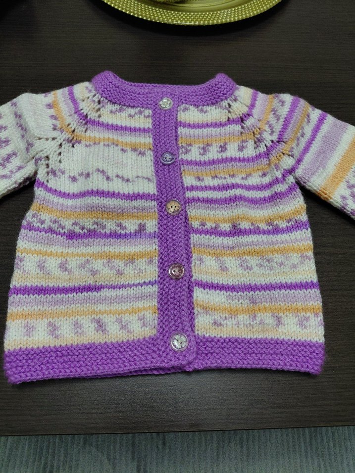 Kız Çocuk  Rnkli Örgü Hırka
Erkek çocuk Mavi Hırka  3/5 yaş A.F. - Görsel 2