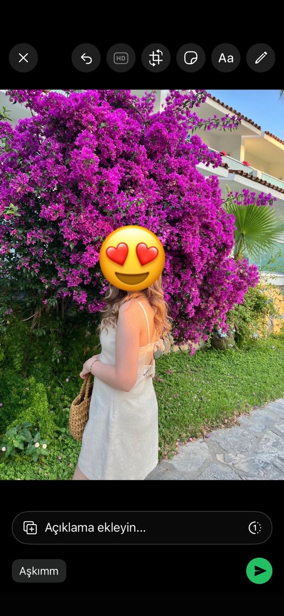 Bej Keten Askılı Midi Mini Elbise - Görsel 5