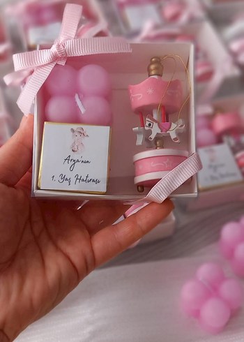 Pembe Atlı Karınca Temalı Hediye Seti 30 Adet