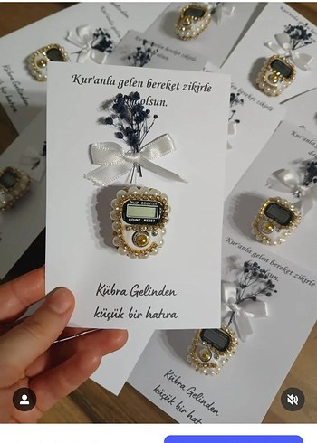 İncili Taşlı Mevlid Zikirmatik 30 Adet