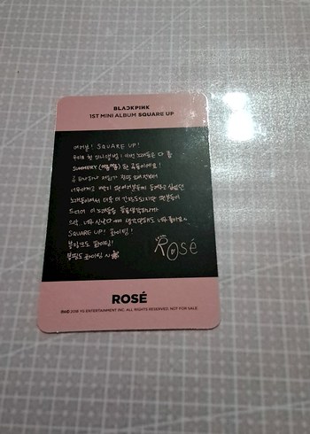 ROSÉ SQUARE UP ORİJİNAL PC - Görsel 3