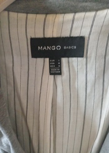 Mango Basics Kadın Gri Ceket - Görsel 2