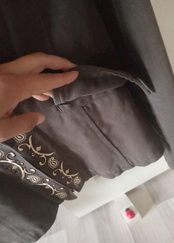 Vintage Nakışlı Bohem Ceket - Görsel 4