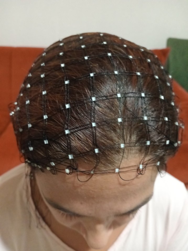 Boncuklu Parlak Sentetik Saç Aksesuarı - Görsel 2