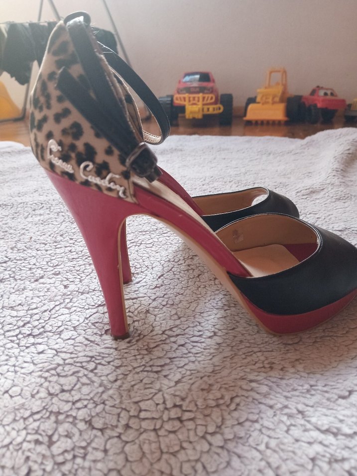 Pierre Cardin Leopar stiletto - Görsel 2