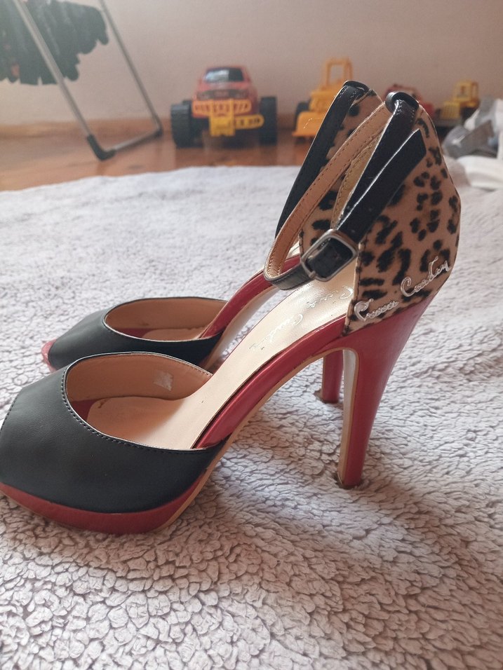 Pierre Cardin Leopar stiletto - Görsel 3