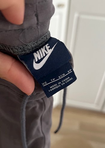 Bordo Nike Kapüşonlu Fermuarlı Sweatshirt eşofman takımı - Görsel 4