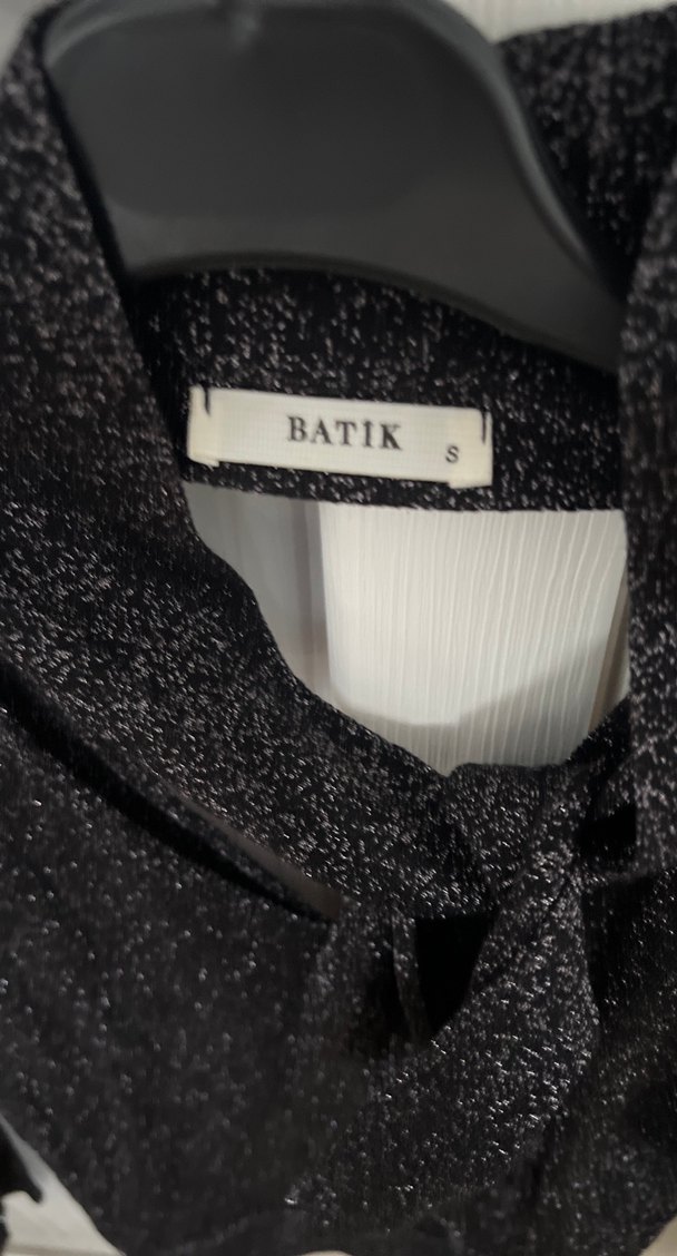 Siyah Örgü Halter Yaka Mini Kazak - Görsel 2