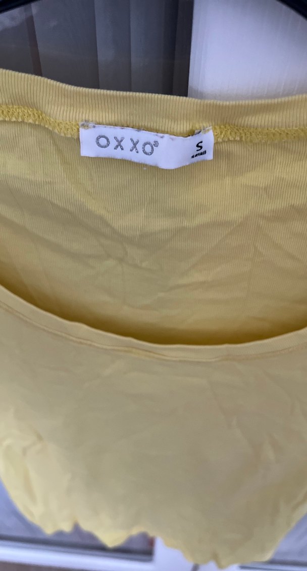 Sarı Kadın Kısa Kollu Tişört - Görsel 2