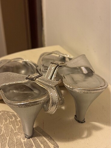 Abiye ayakkabı silver renk - Görsel 3