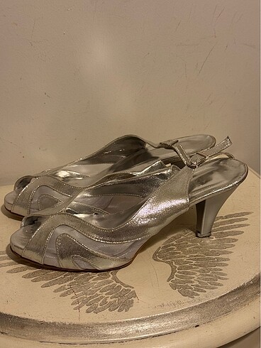 Abiye ayakkabı silver renk - Görsel 2