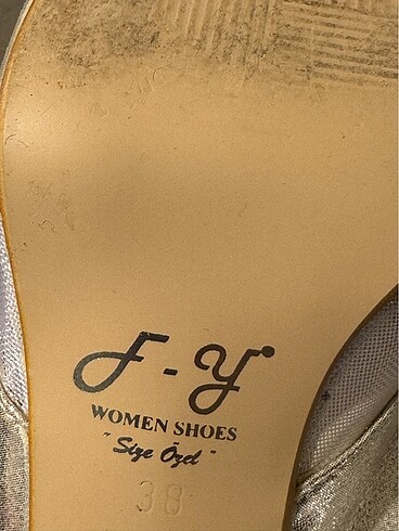 Abiye ayakkabı silver renk - Görsel 5