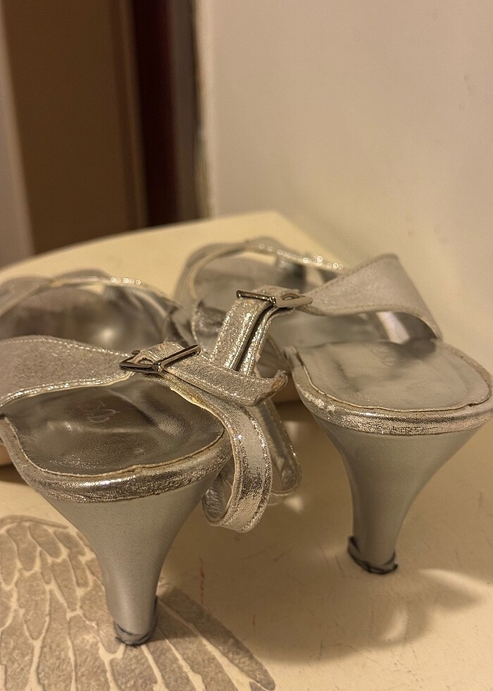 Abiye ayakkabı silver renk - Görsel 3