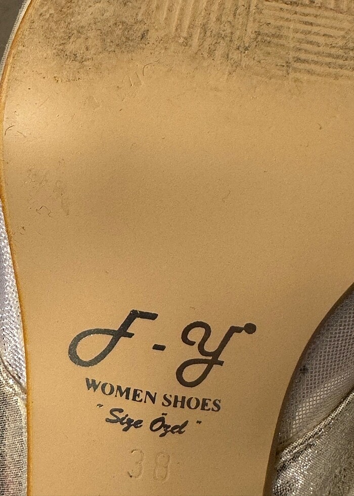 Abiye ayakkabı silver renk - Görsel 5