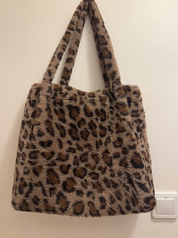 Mavi marka peluş çanta - Görsel 2