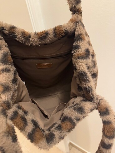 Mavi marka peluş çanta - Görsel 4