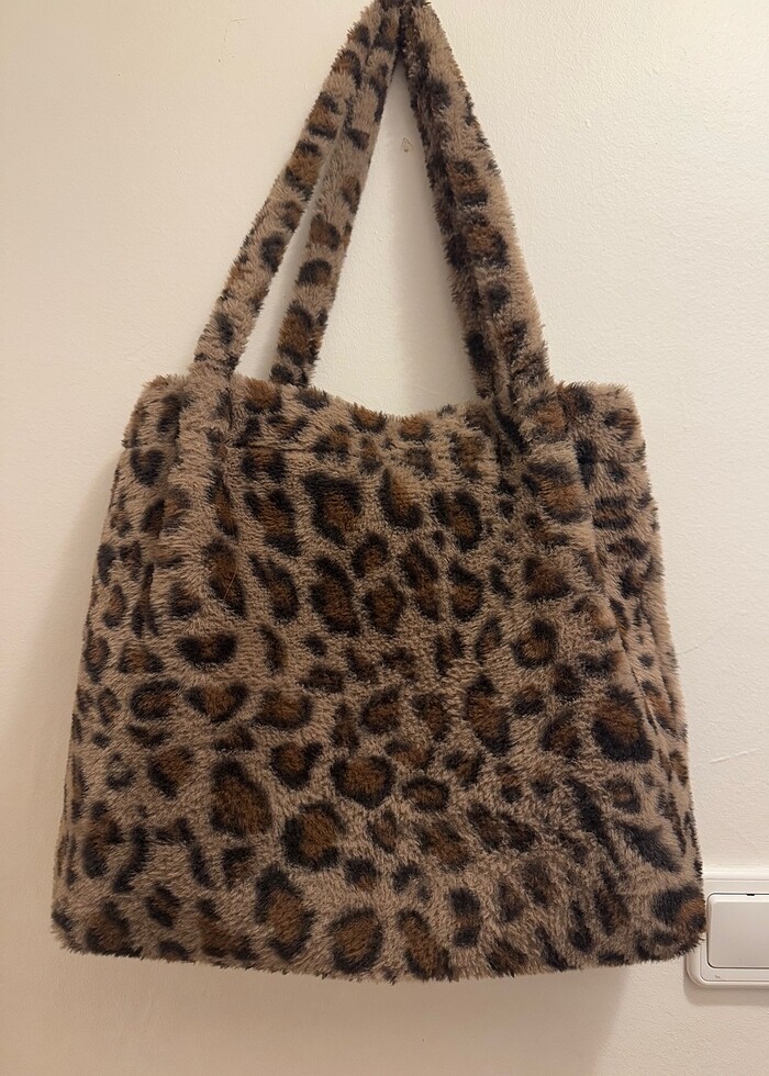 Mavi marka peluş çanta - Görsel 2