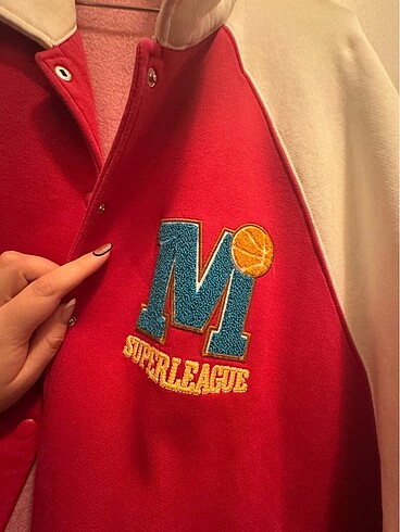 Mavi marka kolej ceketi - Görsel 3