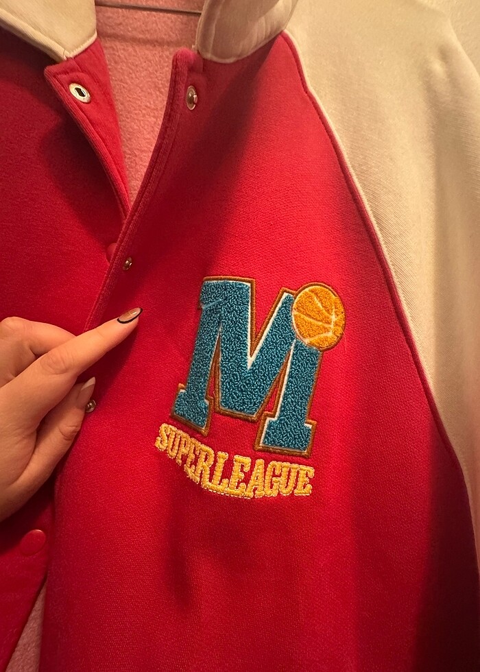 Mavi marka kolej ceketi - Görsel 3